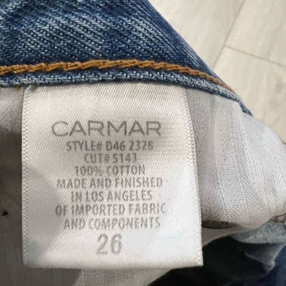 Carmar high waisted jeans size 26 - Picture 10 of 10